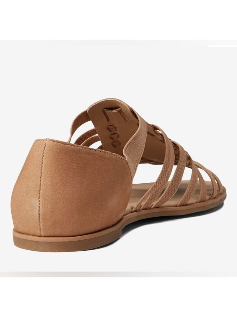 🔥NEW🔥 Eileen Fisher Rato Honey Tumbled Nubuck Leather Slip On Sandals W7 - Picture 3 of 12